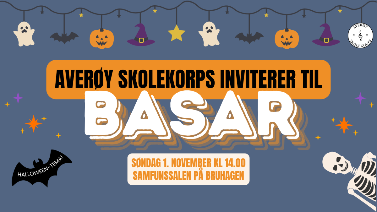 Vi inviterer til basar